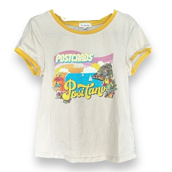 Spell & The Gypsy Positano Organic Girlfriend Tee Cream - Picture 5 of 14